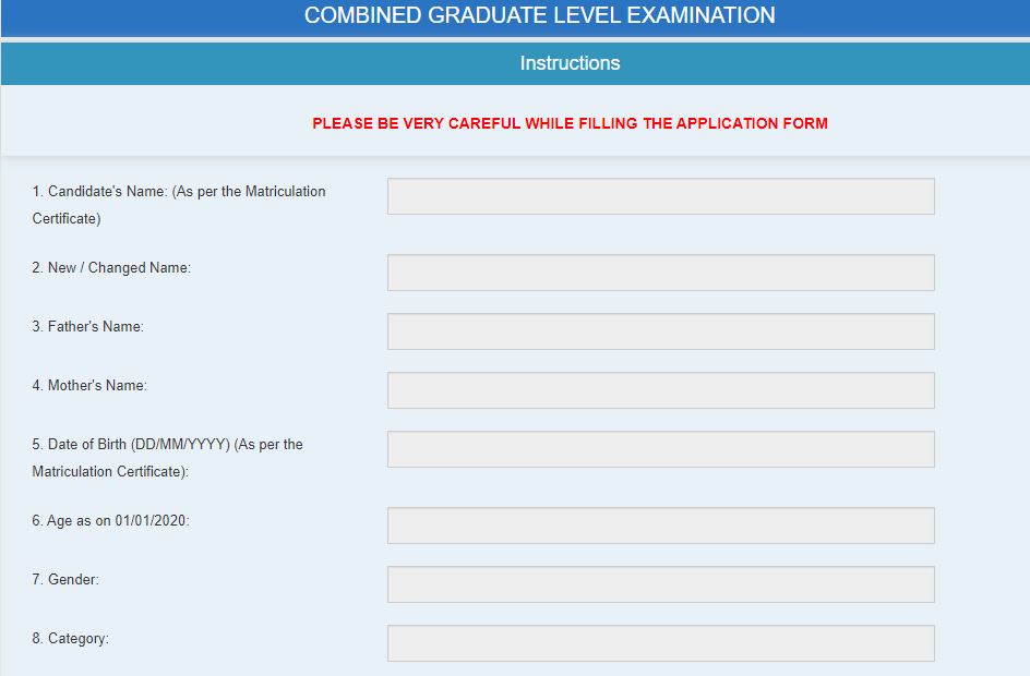 Step 2 SSC CGL Apply Online