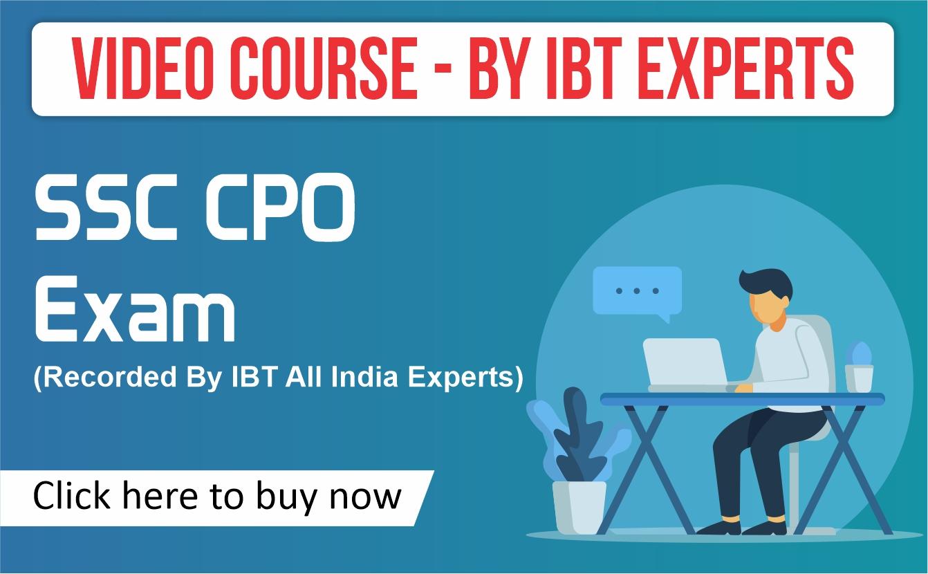 SSC CPO Online COURSE 45 Days Video Course